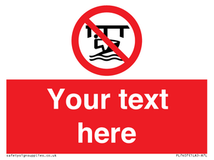 PL7407: Custom Do not use watercraft in the vicinity of piers