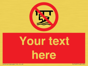 PL7407: Custom Do not use watercraft in the vicinity of piers
