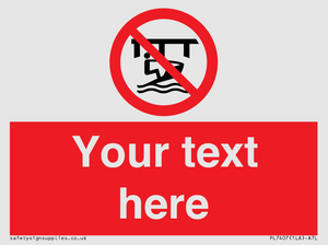 PL7407: Custom Do not use watercraft in the vicinity of piers