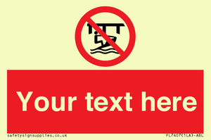 PL7407: Custom Do not use watercraft in the vicinity of piers