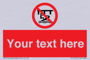 PL7407: Custom Do not use watercraft in the vicinity of piers