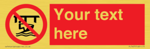 PL7407: Custom Do not use watercraft in the vicinity of piers