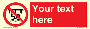 PL7407: Custom Do not use watercraft in the vicinity of piers
