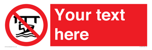PL7407: Custom Do not use watercraft in the vicinity of piers