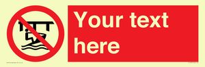 PL7407: Custom Do not use watercraft in the vicinity of piers