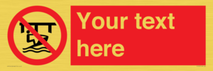 PL7407: Custom Do not use watercraft in the vicinity of piers