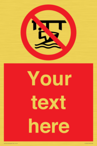 PL7407: Custom Do not use watercraft in the vicinity of piers