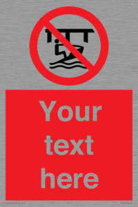 PL7407: Custom Do not use watercraft in the vicinity of piers