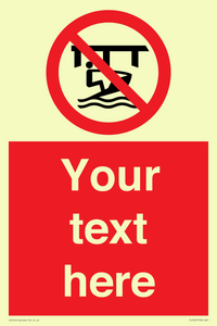 PL7407: Custom Do not use watercraft in the vicinity of piers