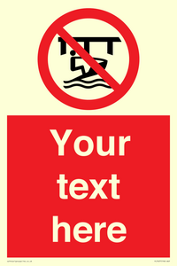 PL7407: Custom Do not use watercraft in the vicinity of piers