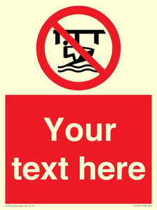 PL7407: Custom Do not use watercraft in the vicinity of piers