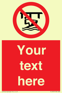 PL7407: Custom Do not use watercraft in the vicinity of piers