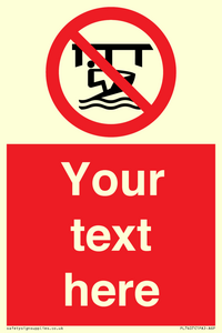 PL7407: Custom Do not use watercraft in the vicinity of piers