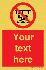 PL7407: Custom Do not use watercraft in the vicinity of piers