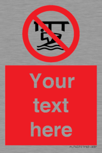 PL7407: Custom Do not use watercraft in the vicinity of piers
