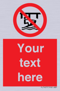 PL7407: Custom Do not use watercraft in the vicinity of piers