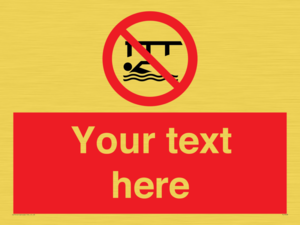 PL7408: Custom Do not swim in the vicinity of piers
