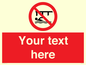 PL7408: Custom Do not swim in the vicinity of piers