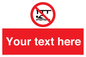 PL7408: Custom Do not swim in the vicinity of piers