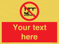 PL7408: Custom Do not swim in the vicinity of piers