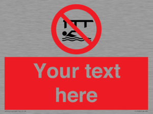 PL7408: Custom Do not swim in the vicinity of piers