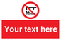 PL7408: Custom Do not swim in the vicinity of piers