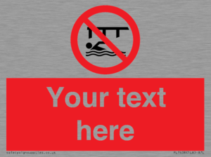 PL7408: Custom Do not swim in the vicinity of piers
