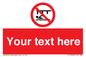 PL7408: Custom Do not swim in the vicinity of piers