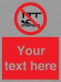 PL7408: Custom Do not swim in the vicinity of piers