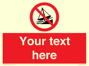 PL7409: Custom Do not launch watercraft