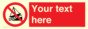 PL7409: Custom Do not launch watercraft