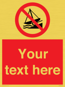 PL7409: Custom Do not launch watercraft