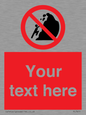 PL7411: Custom No climbing of cliffs