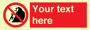 PL7411: Custom No climbing of cliffs