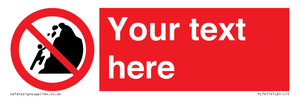 PL7411: Custom No climbing of cliffs