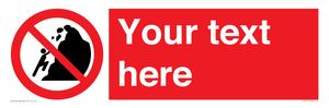 PL7411: Custom No climbing of cliffs