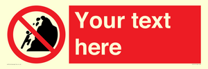 PL7411: Custom No climbing of cliffs