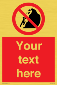 PL7411: Custom No climbing of cliffs