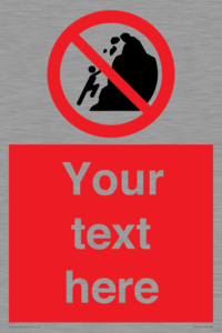PL7411: Custom No climbing of cliffs