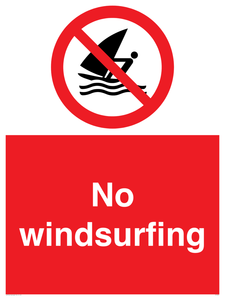 PL7447: No windsurfing
