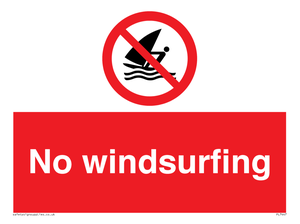 PL7447: No windsurfing