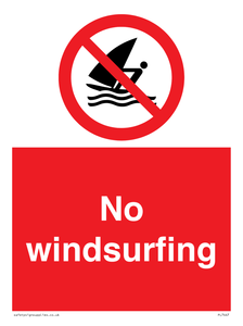 PL7447: No windsurfing