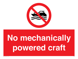 PL7449: No mechanically powered craft