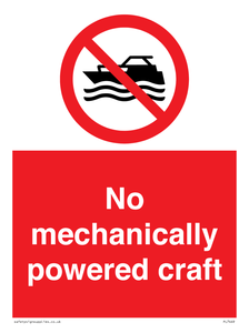 PL7449: No mechanically powered craft
