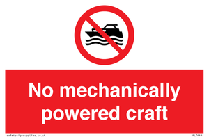 PL7449: No mechanically powered craft
