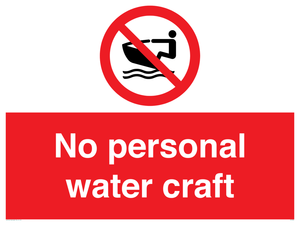PL7450: No personal water craft