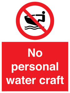 PL7450: No personal water craft