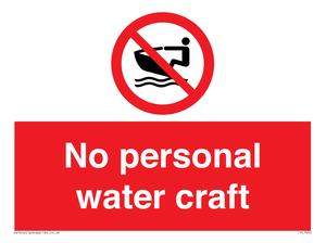 PL7450: No personal water craft
