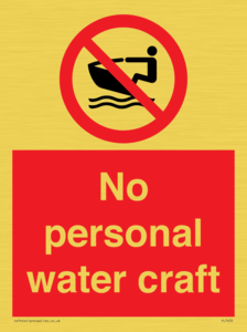 PL7450: No personal water craft