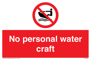 PL7450: No personal water craft